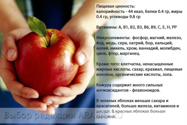 Медицина польза яблок